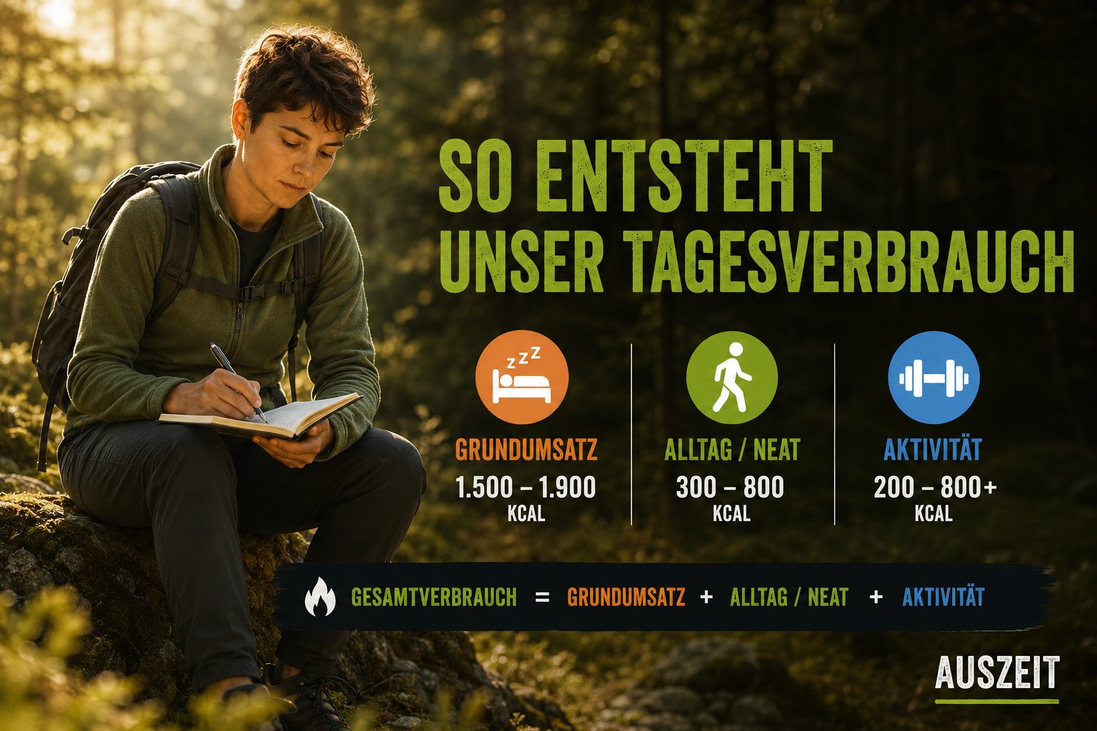 Kalorienverbrauch richtig einschätzen Beitragsbild